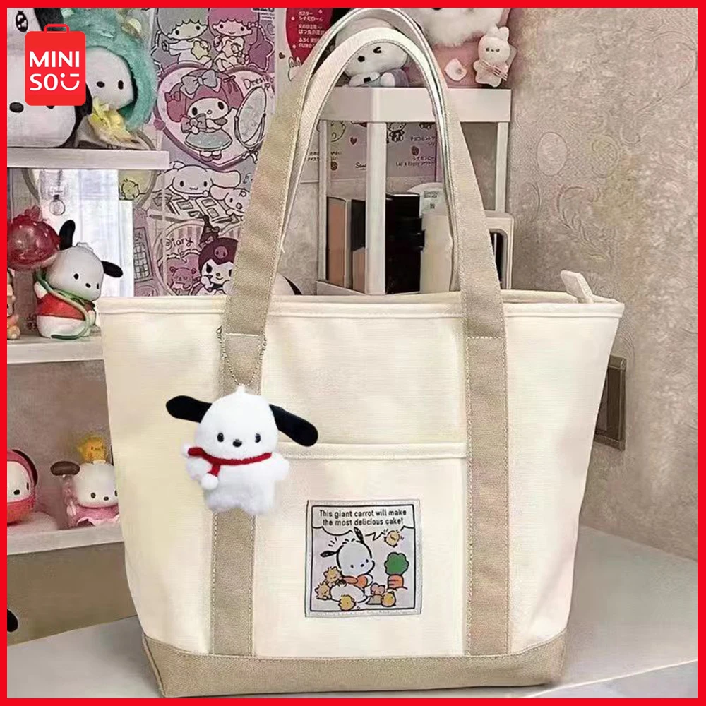 

Miniso Sanrio понравико мультфильм аниме корейское издание Студенческая художественная сумка для улицы шоппинг модная универсальная милая сумка через плечо