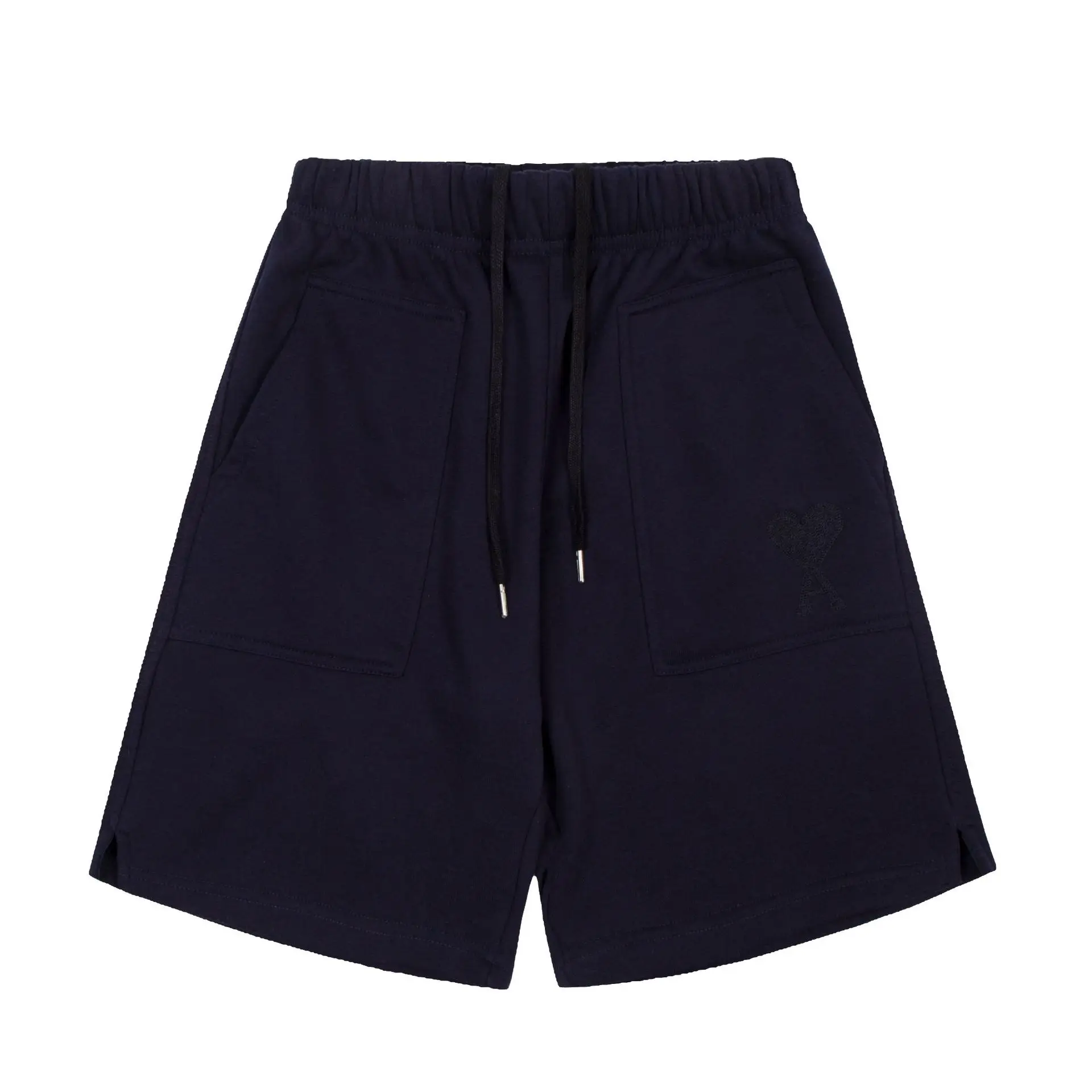 Summer New Heart-Shaped Embroidery shorts Men Women shorts Top Quality Fashion Cotton shorts