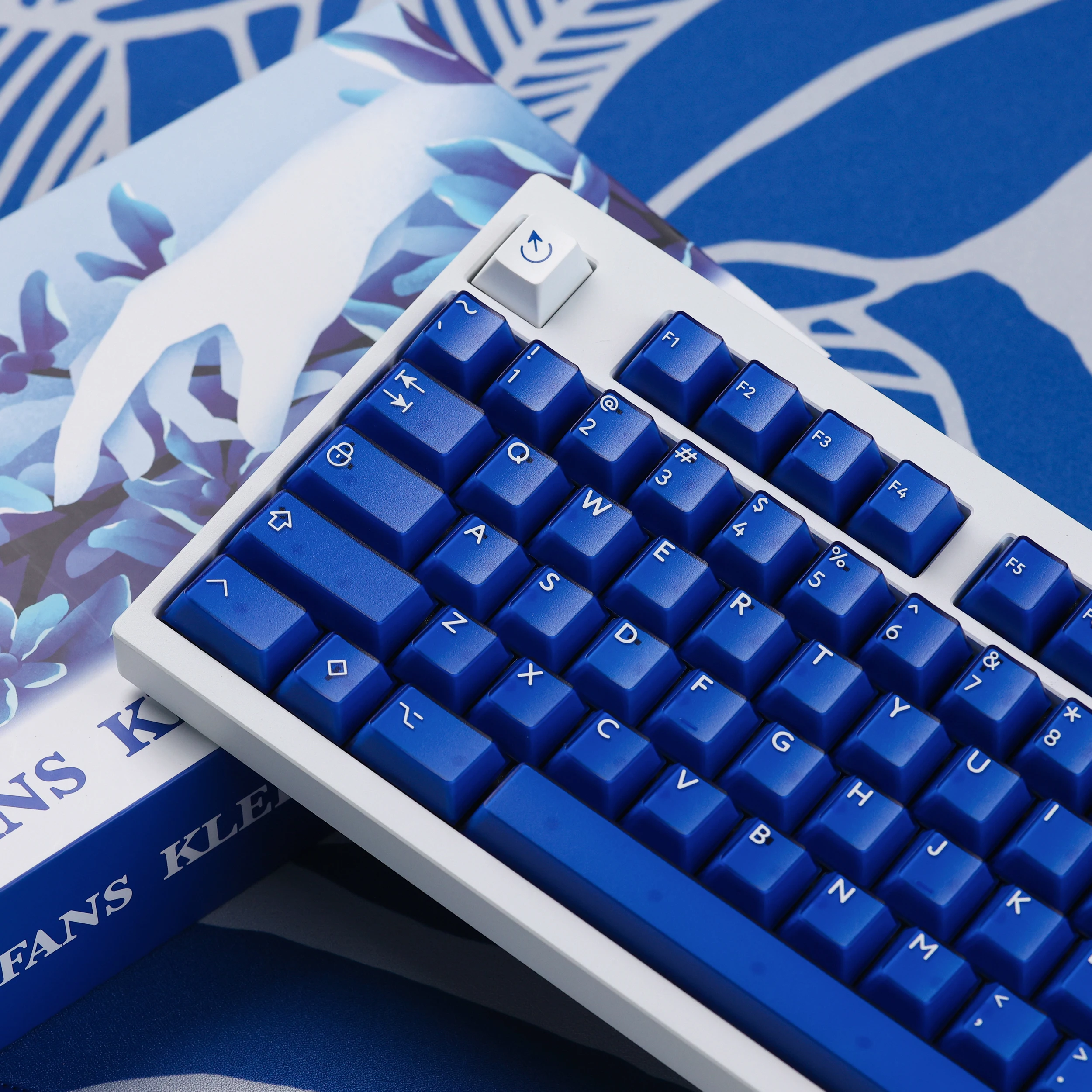 PBTfans  Blue R2 キーキャップ PBTfans Klein Blue R2