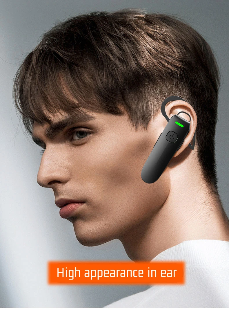 Business type Wireless Earhook Mini Walkie Talkie Intercome Bluetooth PMR FRS Bluetooth-compatible Headset Two Way Radio 4