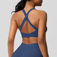 Women Fitness Yoga Bras Sexy Sling Beauty Back Fitness Push Up Sports Women Underwear Running Crop Top Yoga Clothes - Image 2