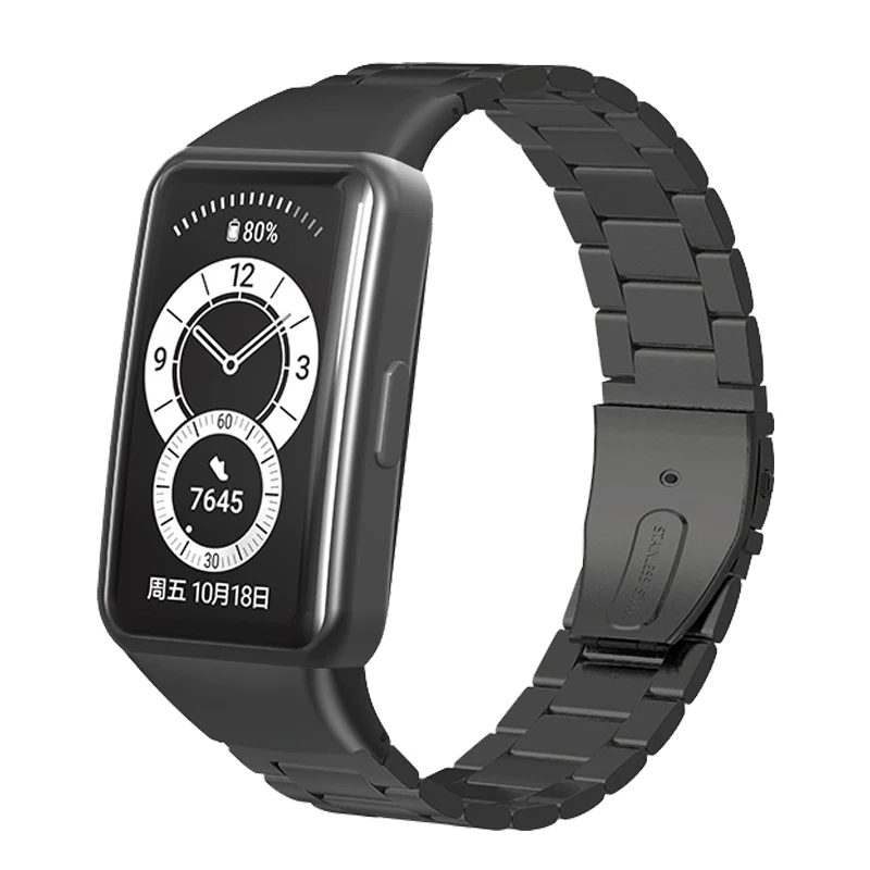 Huawei Band 6 Pro Accessories | Huawei Honor Band 6 Wristband - Metal Watch  Band - Aliexpress