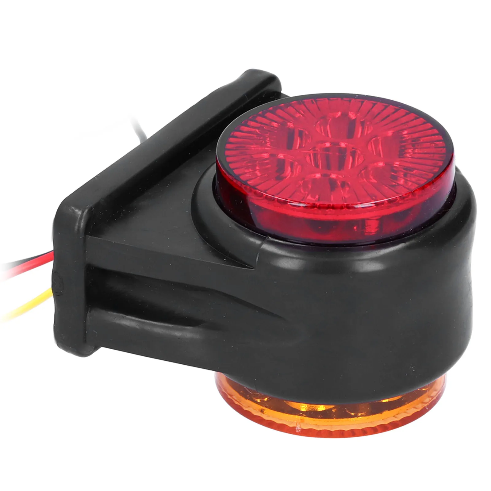 12?24V LED 사이드 마커 레드 옐로우 듀얼 컬러 사이드라이트 IP65 방수 자동차 트럭 트레일러 클리어런스 라이트