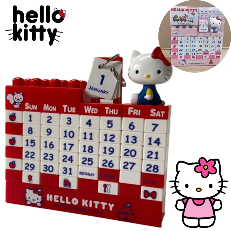 Office School Supplies Ornament | Hello Kitty Calendar | Cartoon Kitty  Office - Shirt - Aliexpress