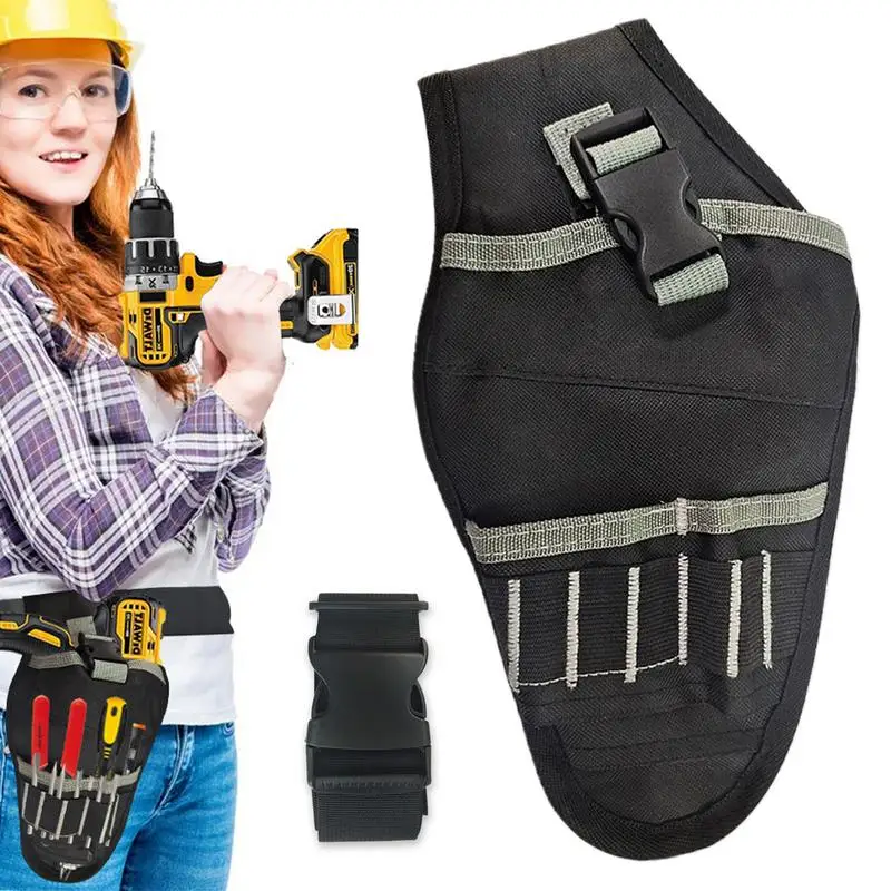 

Impact Holster Holster For Work Heavy-Duty Oxford Cloth Drill Holster With Pouch Holds Electricians And Carpenters For Most