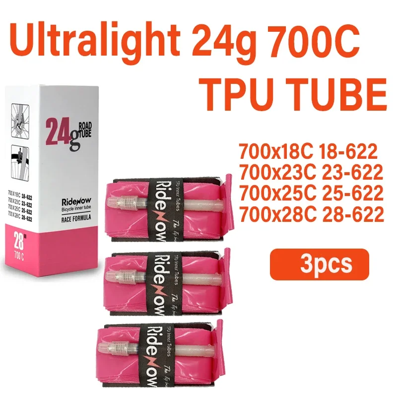 Ultralight TPU Inner Tube for Road and Gravel Bikes with French Valve