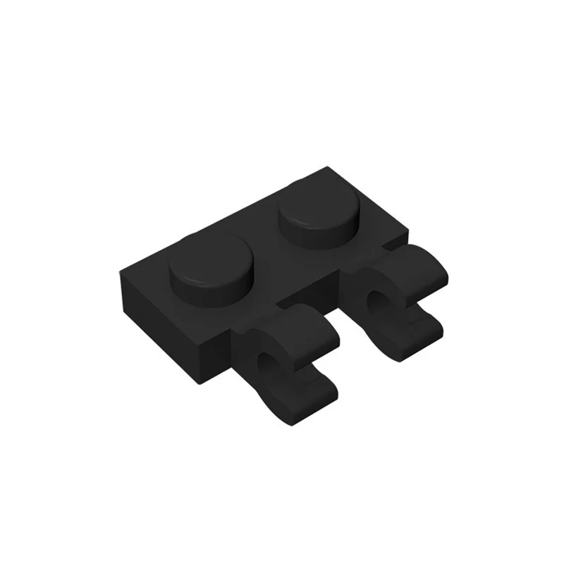 20pcs MOC Parts 60470 Plate Special 1 x 2 with Clips Horizontal Compatible Bricks DIY Building Block Particle Kid Brain Toy Gift 4