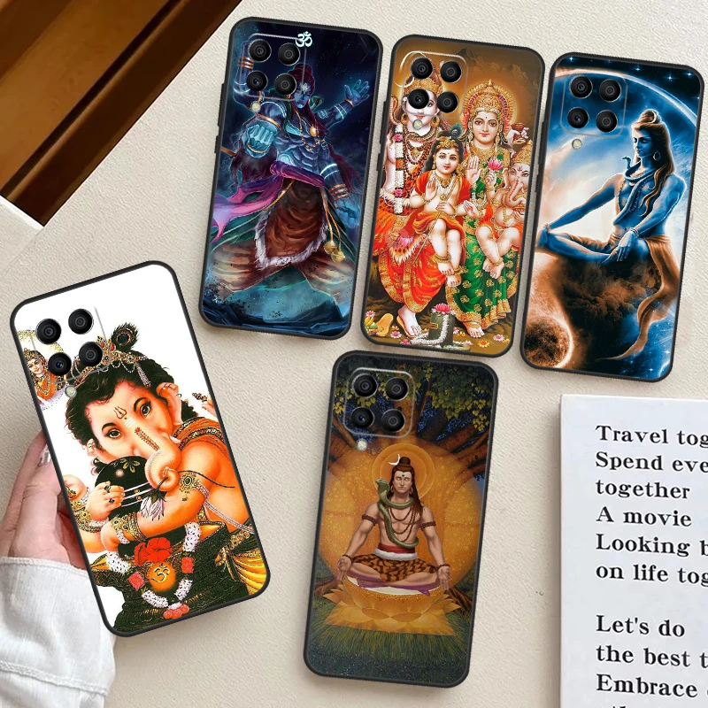Custodia God Diety Indù Ganesha Shiva Per Samsung Galaxy M14 M34 M54 M21 M51 M12 M32 M52 M13 M23 M33 M53 M20 M30S M31S Cover