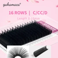 ANNAFRIS 16 reihen 8 ~ 15mm Gemischt L-Förmigen Wimpern Verlängerung Natürliche Weiche Nerz Matt Schwarz L/L +/LC/LD/LU(M) wellung Einzelne Wimpern – Detail 23