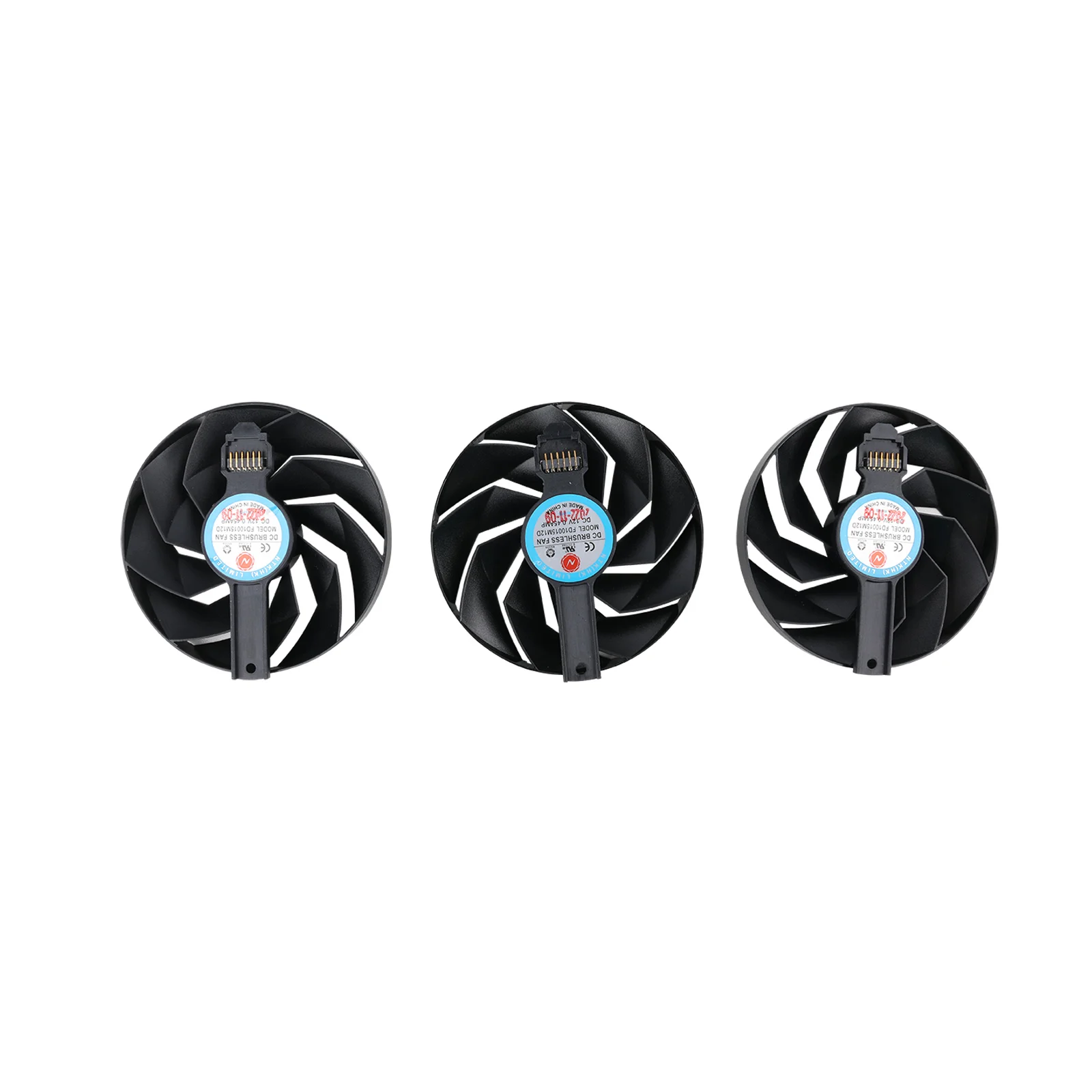 95mm FD10015M12D 비디오 카드 냉각 팬, 사파이어 NITRO+ AMD RadeonTM RX 7900 XTX Vapor-X 24GB 그래픽 카드 쿨러(케이스 포함)