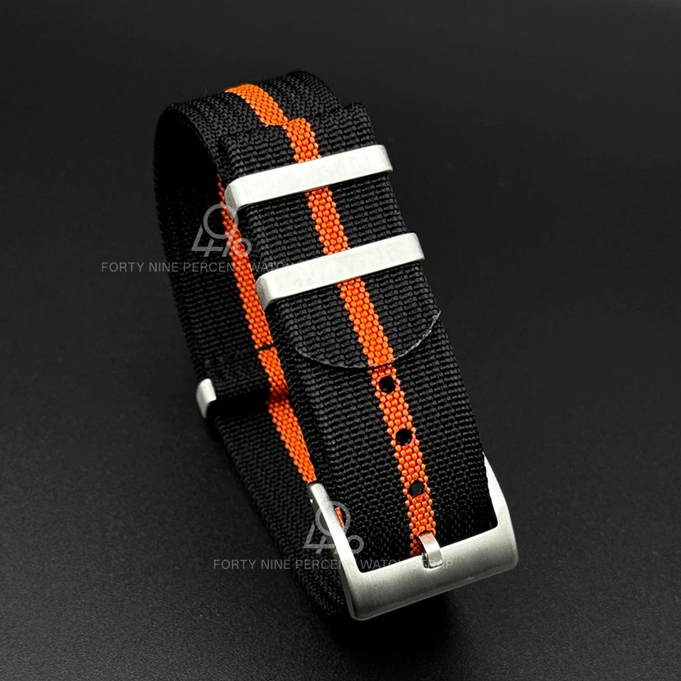 Premium Woven Nylon Fabric Watchband - Versatile One-Piece Design (Multiple Sizes Available)