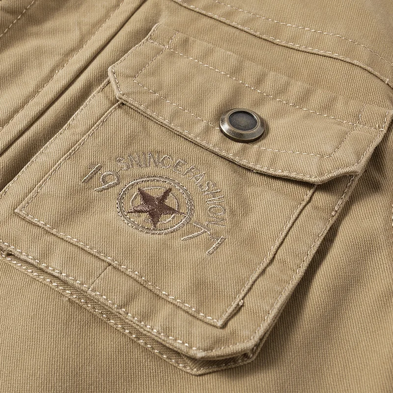 Plus Größe M-8XL Frühling Herbst Taktische Weste Männer Casual Multi-taschen Militär Ärmellose Jacke Männer Baumwolle Fotografie Herren Weste_voghion.com