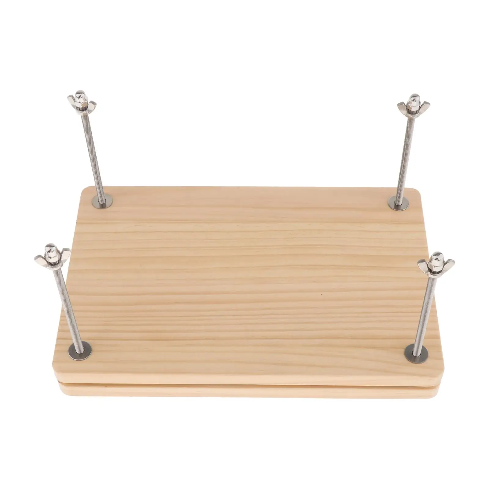 Wooden Book Press Multifunctional Bookbinding Supplies Sturdy Binding Press for Desktop Home DIY Bookbinding Documents Labels binding machine