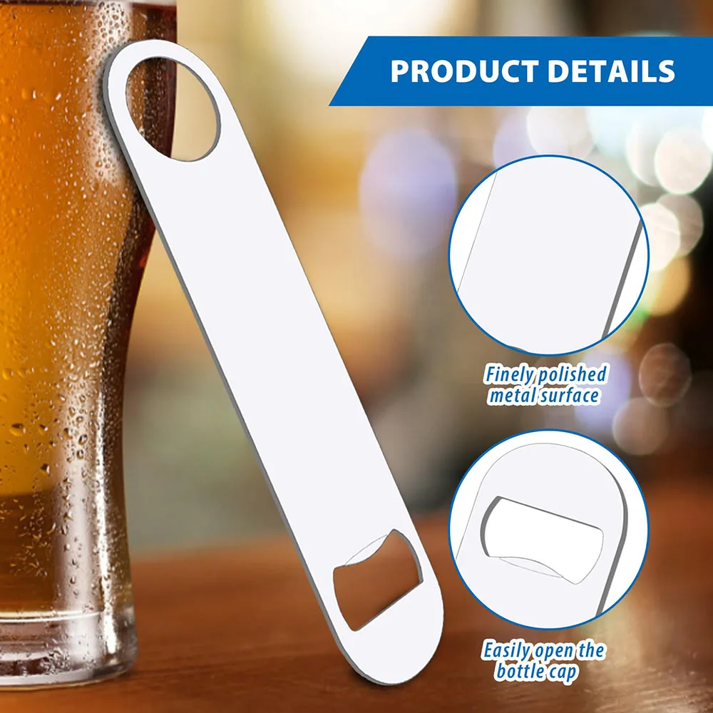 5pcs Sublimation Bottle Opener Blanks Sublimation Blank Stainless