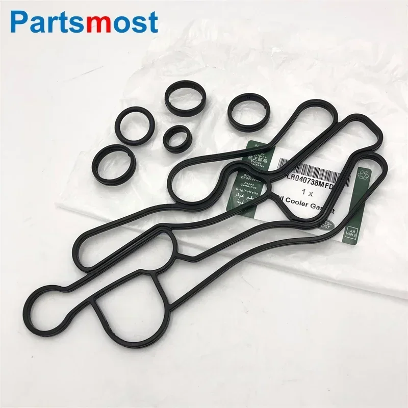 O'RING GASKET SET OF OIL COOLER LR013149 LR040738 LR061969 for LAND ROVER DISCOVERY 4 RANGE ROVER SPORT 3.0 V6 LR013151 161 162 oil cooler gasket