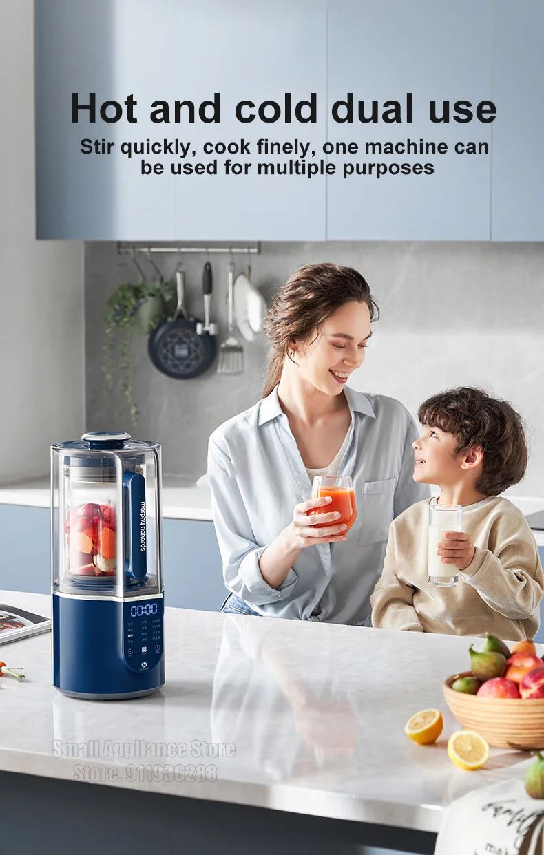 Description Picture 6 of itemMorphy Richards Food Blender Multifunctional Mixer 1500ML No Filter Soymilk Maker 220V Home Kitchen Appliances For Birthday Gift