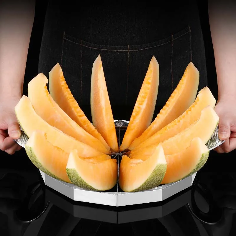 420 Stainless Steel Watermelon Cutter Fruit Divider Peeler Cut Gadget Salad Slicer Cutter Tool Eco-Friendly Kitchen Accessories vegetable slicer fruit slicer
