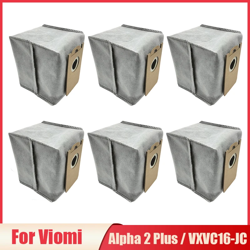 

Одноразовые мешки для пыли, запчасти для VIOMI Alpha 2 Plus/VXVC16-JC, Роботизированный пылесос высокой емкости, сменные мешки для пыли