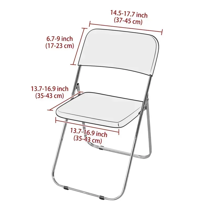1/4/6sets Folding Chair Covers Polar Fleece Stretch Wedding Chair Seat Slipcovers Dining Room Seat Protector Covers Hotel Home 2