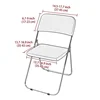 1/4/6sets Folding Chair Covers Polar Fleece Stretch Wedding Chair Seat Slipcovers Dining Room Seat Protector Covers Hotel Home 2