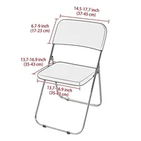 1/4/6sets Folding Chair Covers Polar Fleece Stretch Wedding Chair Seat Slipcovers Dining Room Seat Protector Covers Hotel Home 2