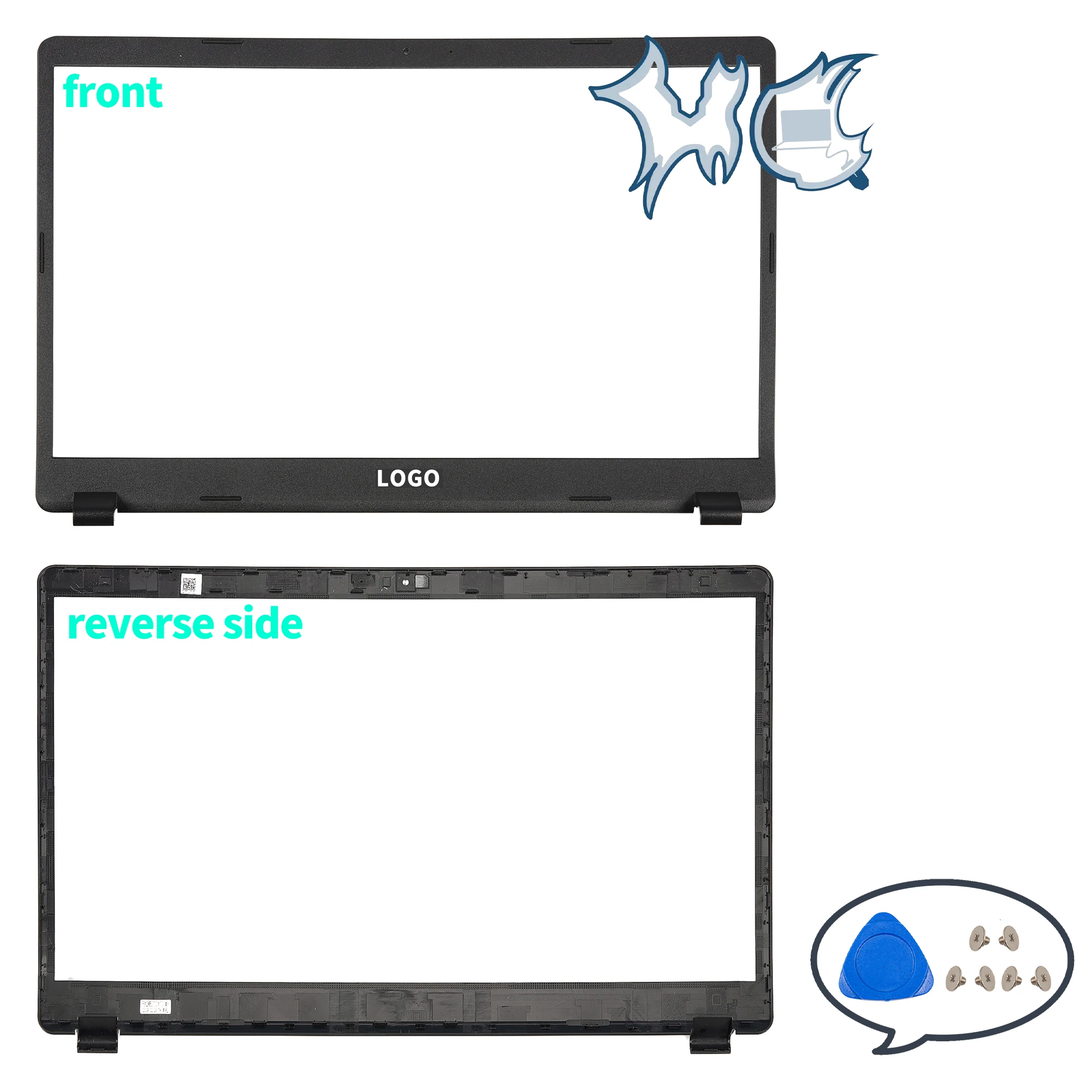 에이서 아스파이어 3 A315-42 A315-54 노트북 탑 케이스, LCD 후면 커버, 전면 베젤 경첩 교체, 블랙, 그레이, 블루, 레드, 42G, 54K, 56 N19C1