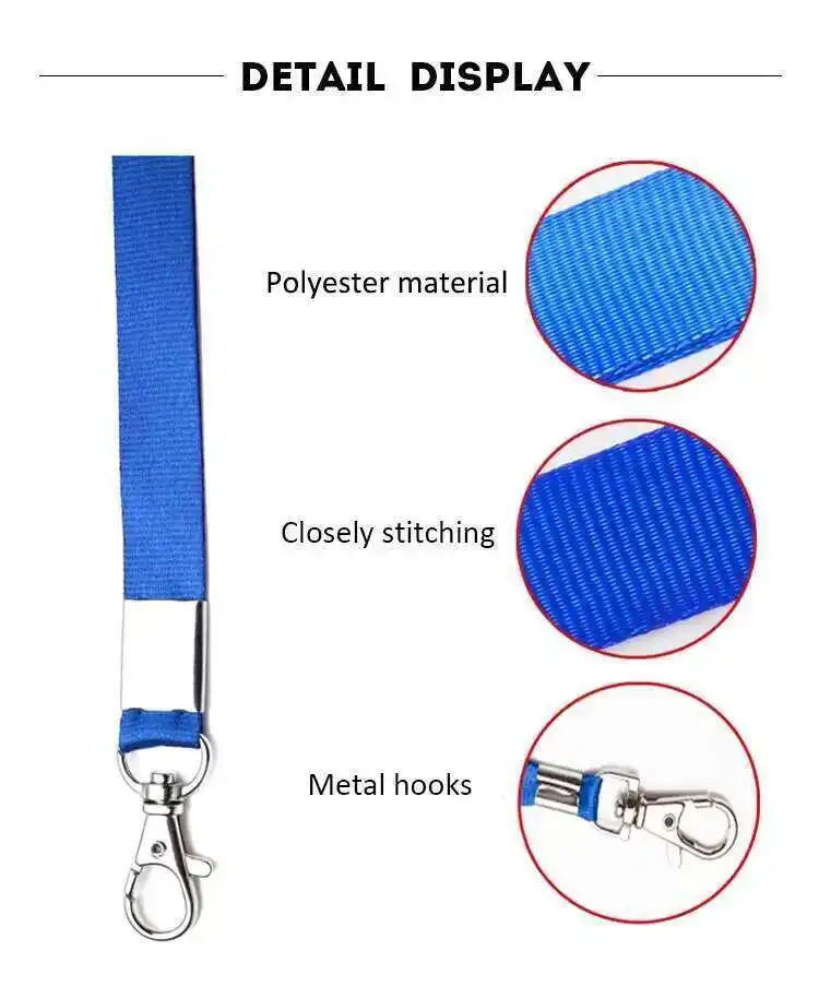 Namensschild-Etui mit Haken und Kordel, 24 Stück, Uhoo 6742, 15mm, Hummerverschluss-Lanyard, Geschäfts-ID-Kartenhalter, Halsband-Ausweishalter, Aufhängeschnur – Detail 3