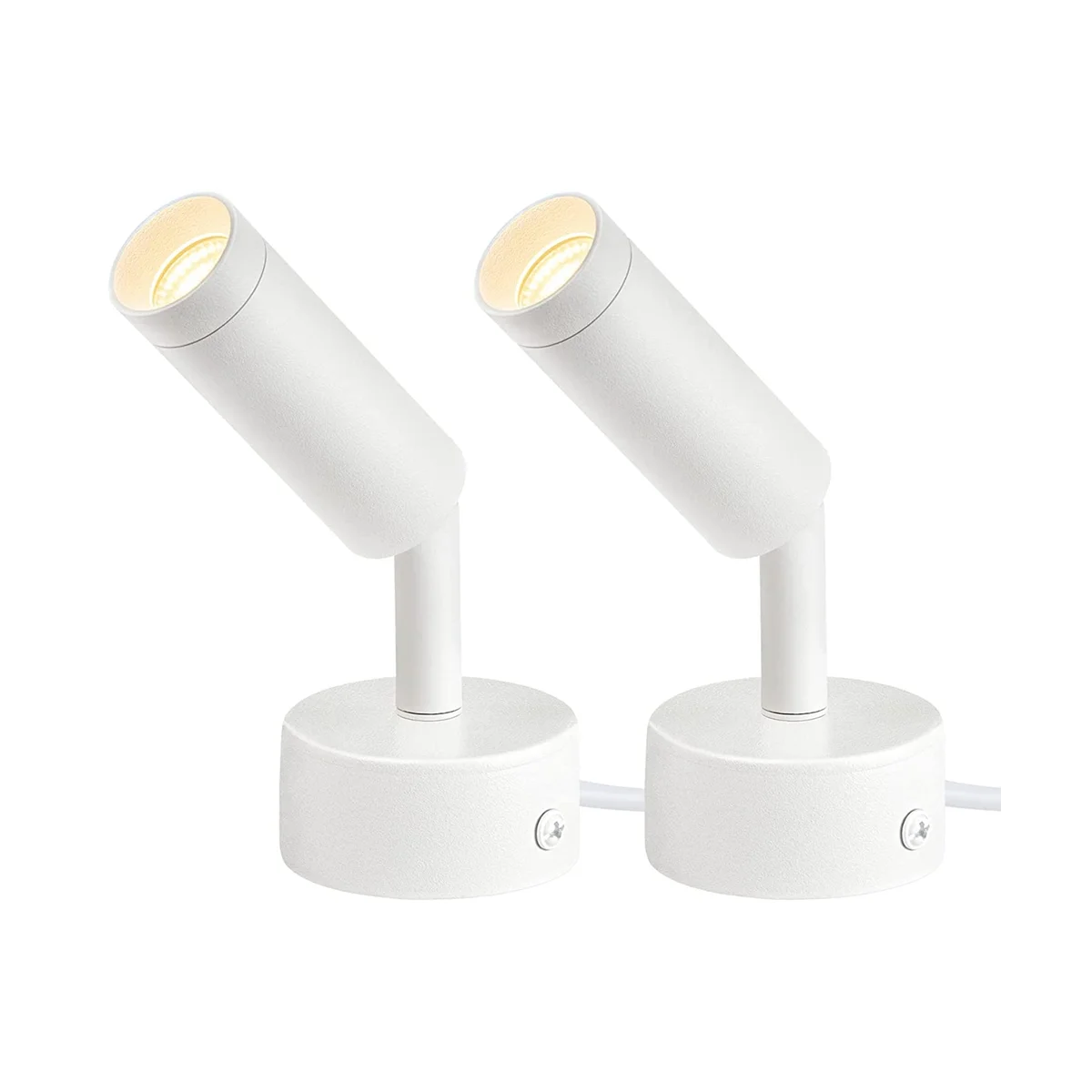 

Точечные светильники 3 Вт для помещений, Регулируемый комнатный напольный светильник, Регулируемая яркость, Точечный светильник для растений, направленное освещение, белая розетка стандарта США