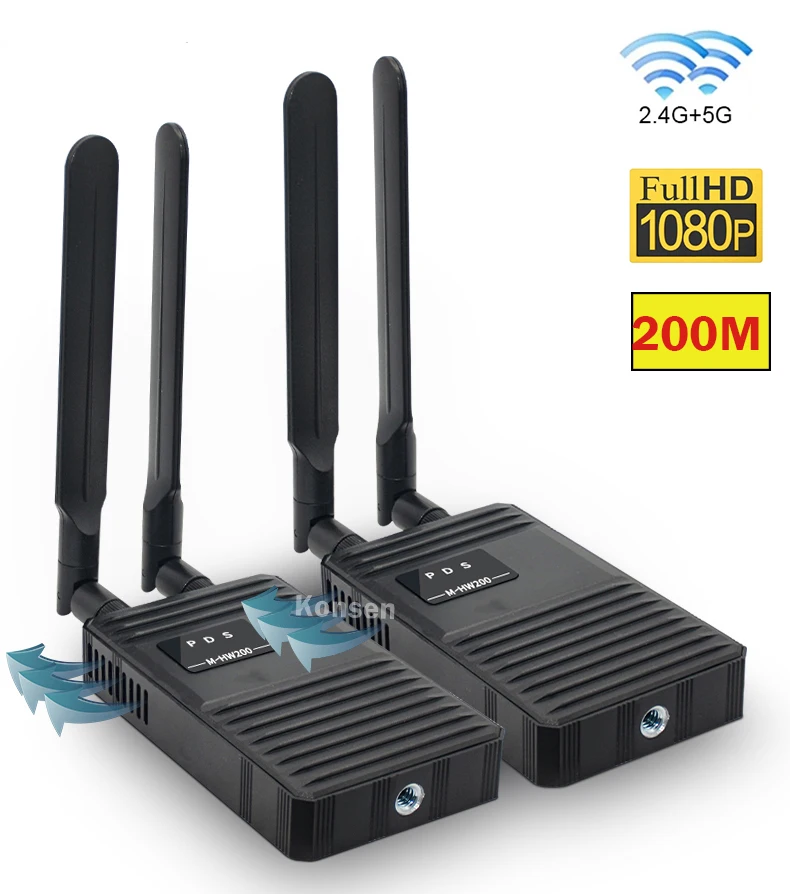 Connessione Wireless 200M Extender Hdmi Live Streaming Wifi Hdmi Extender Convertitore Audio Video 1080P Per Fotocamera Pc A Tv Monitor