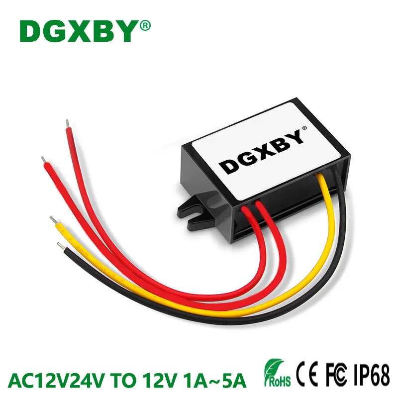 AC12V24V TO DC12V 1A 2A 3A 4A 5A Monitoring Power Regulator Converter 10V~28V to 12V AC to DC Buck CE Certification RoHS