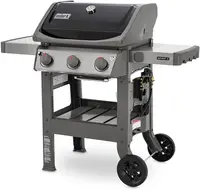 Spirit II E-310 3-Burner Liquid Propane Grill, Black 1