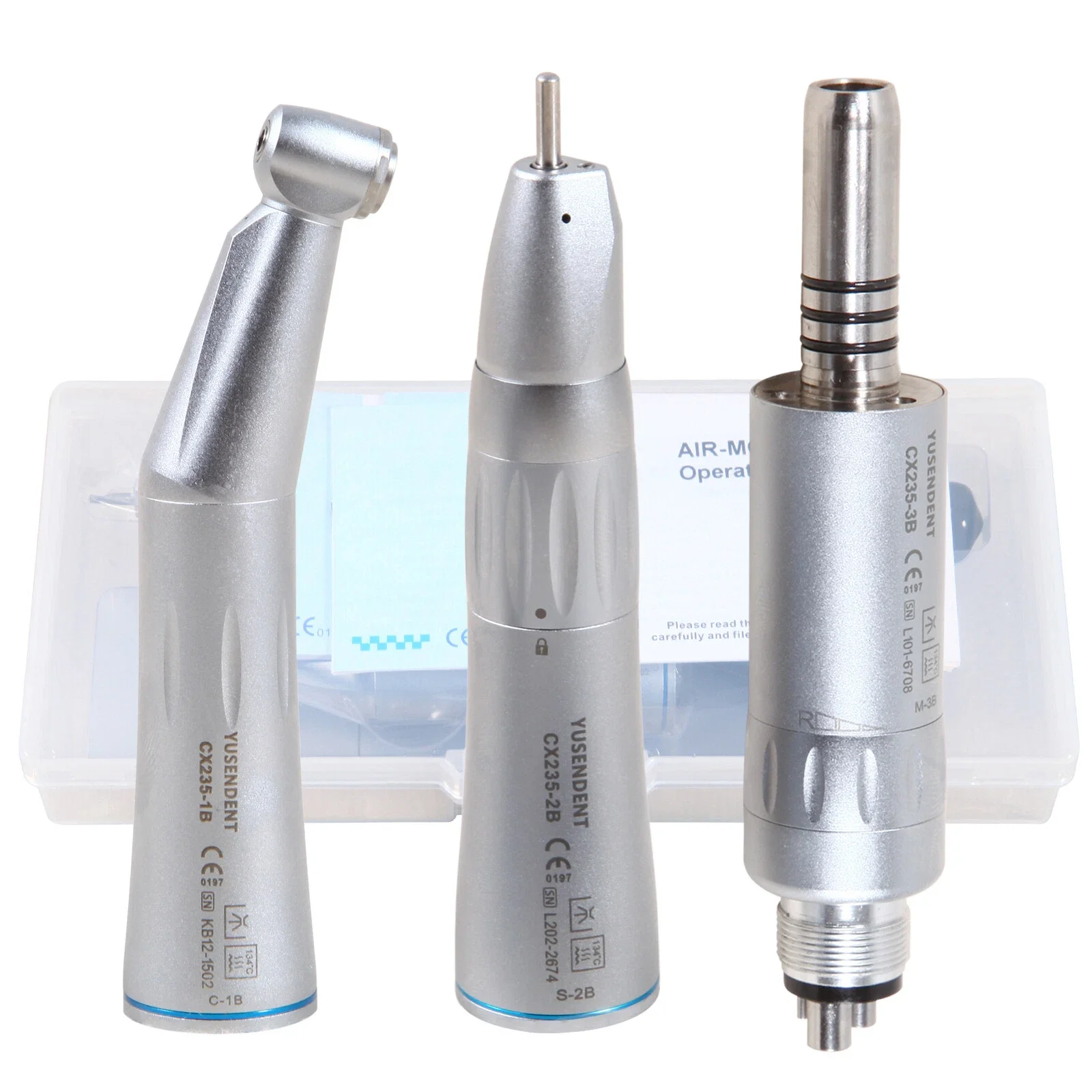 Dental Inner Low Speed Contra Angle/Rechte/Luftmotor Handstück E-typ 4 Loch COXO