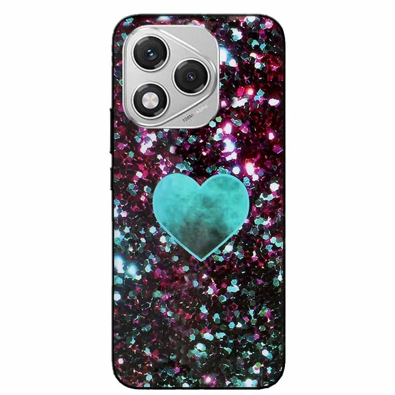 Marble Painted Silicone Back Cover Case – Premium Design