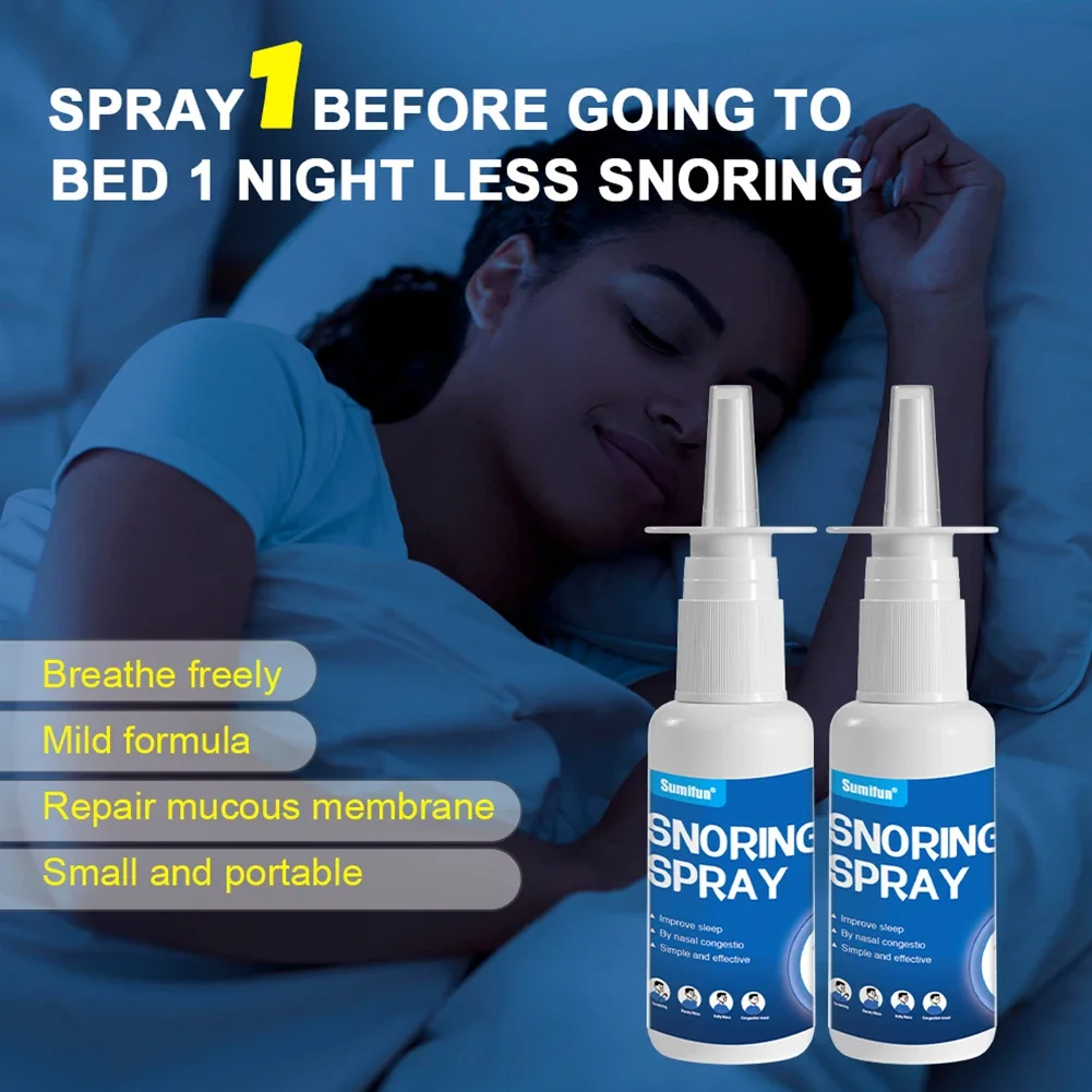 Nasal Anti Snoring Device Nose Spray Relieves Comfortable Sleep Well Nasal Cavity Cleanliness Care Sleep Apnea Health Care nose care spray,nasal spray