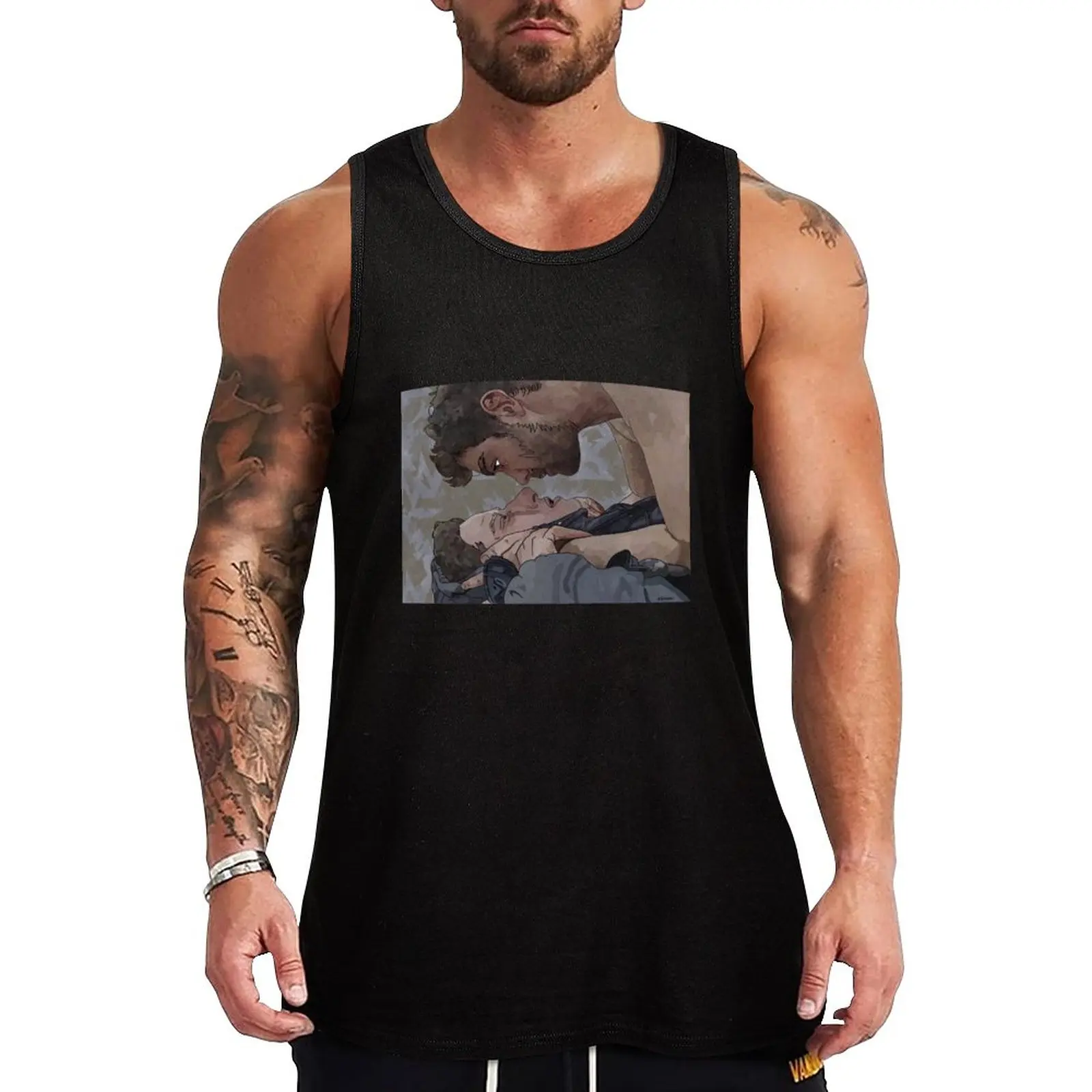 

New Spring Tank Top gym for men t shirts