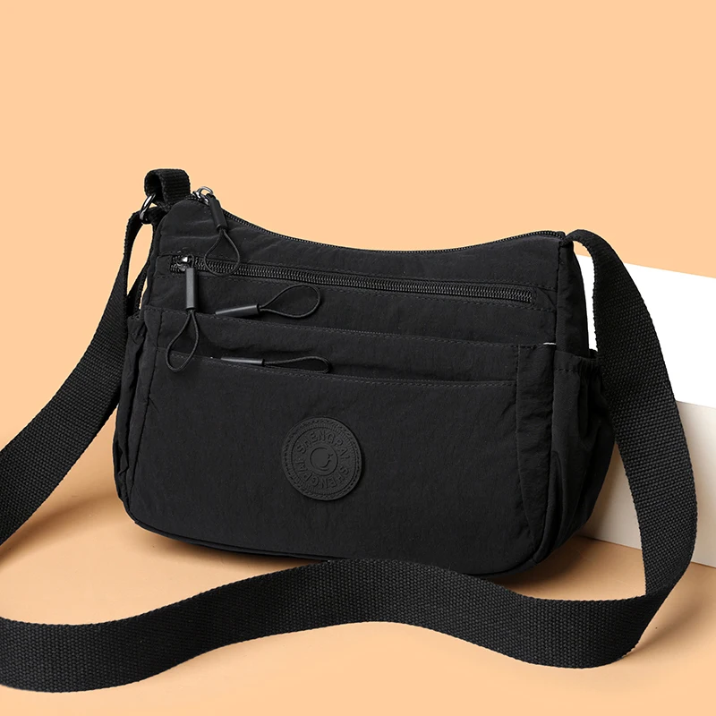 [Multi layer] Single shoulder crossbody bag - unisex - suitable for men, women, middle-aged and elderly people to travel and rel