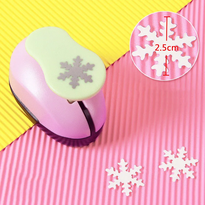 Scrapbook Punches Scrapbooking 1''(25mm) snowflakes punch paper cutter For crafts and scrapbooking Furador Cortador de papel embossing machine