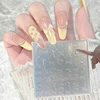 1Pc Lace Bowknot Nail Silicone Relief Mold 3D Nails Embossed Stencils Mold 9.5cm French Bow Pattern Template Epoxy Resin Mold&*& 4