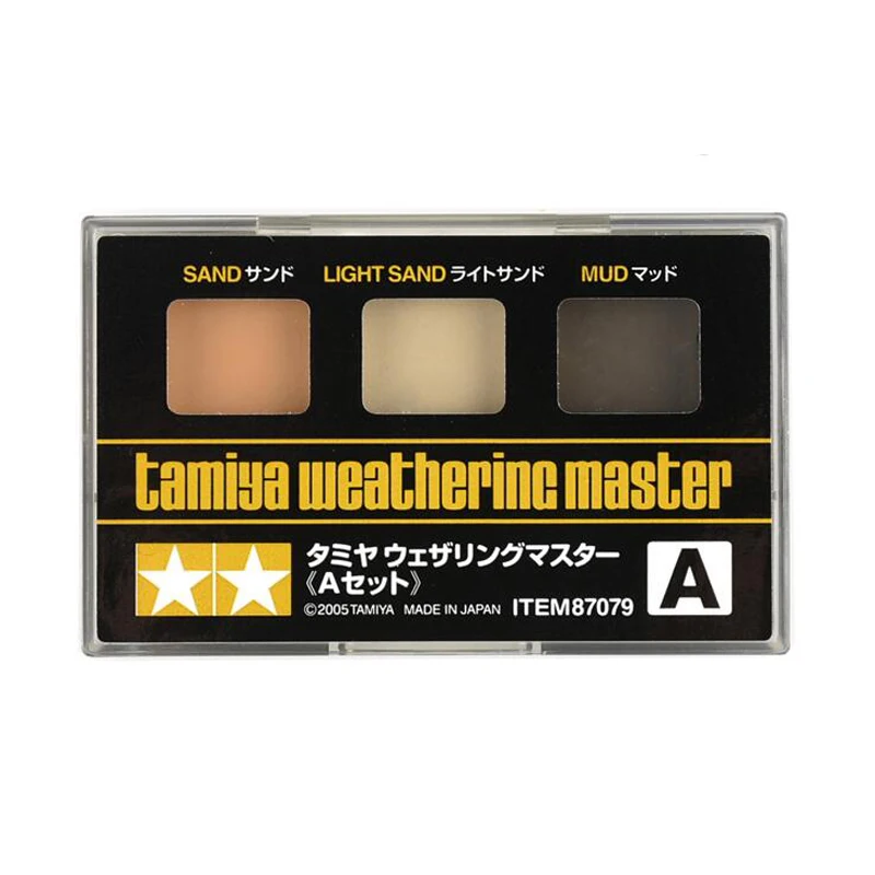 専用品です(*^^*) タミヤ87079ウェザリングマスターaセット、3色 (砂、軽い砂、泥