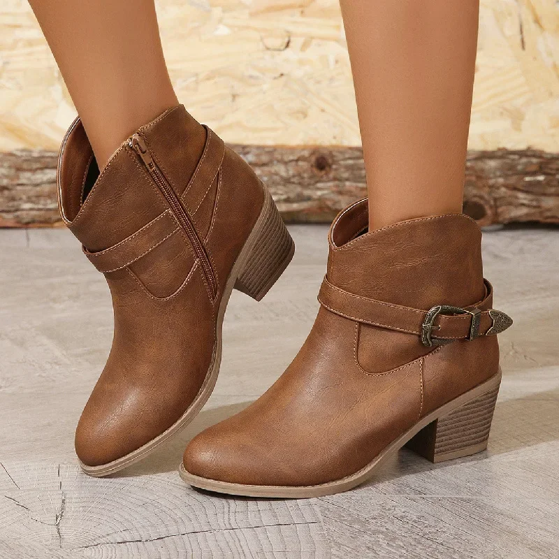 Botas Vaqueras Para Mujer, Botas Vaqueras De Media Pantorrilla, Botas Occidentales Bordadas Con Punta Puntiaguda Y Sin Cordones (color : Amarillo, Talla 8.5 De EE. UU
