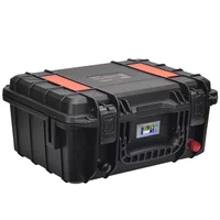 Batterie Lifepo4 12V100Ah 120Ah, batteries rechargeables 4S1P avec BMS, pour l'extérieur, pour camping-car, bateau, pêche, recharge solaire 3