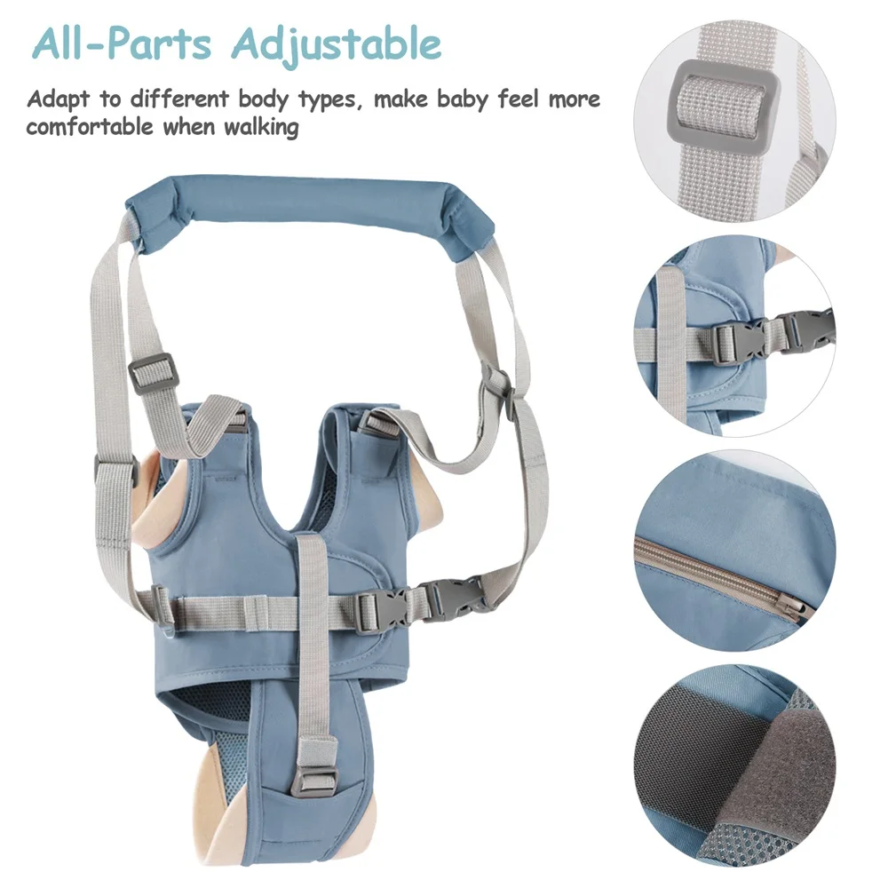 New Kid Baby Infant Toddler Harness Walk Learning Jumper Strap Belt Safety Reins Harness Leashes Anti-fall Artifact Child Leash 3