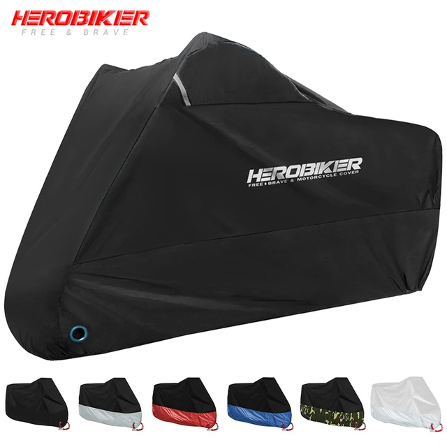 Funda protectora para motocicleta, cubierta impermeable a prueba de polvo,  protección UV, para interior y exterior