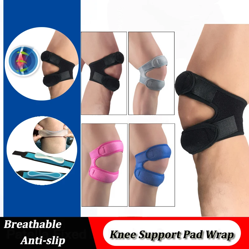 

1PC Adjustable Knee Tendon Support Strap Band Nylon Adjustable Kneepad Sports Pain Relief Patella Stabilizer Basketball Guard