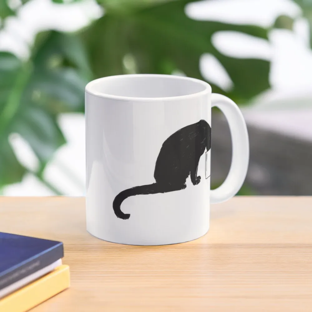 

Cat in a Cup Coffee Mug Cups Of Glass Cups Mug