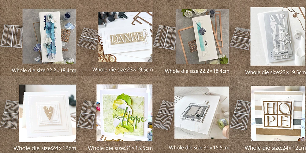 

Металлический трафарет XLDesign, пресс-формы, квадратные Прямоугольные рамки, высечки для альбома, бумаги, тиснения