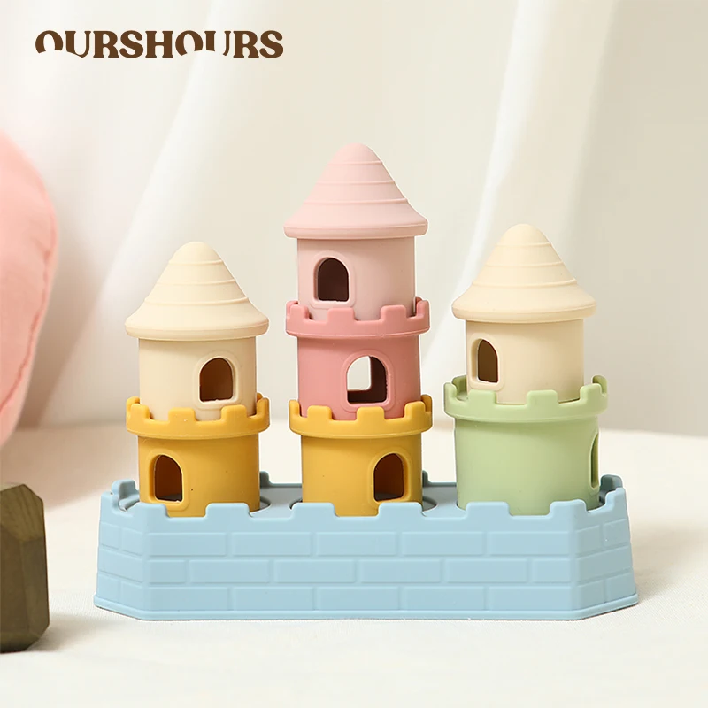 Silicone Castle Baby Photo Blocks 1
