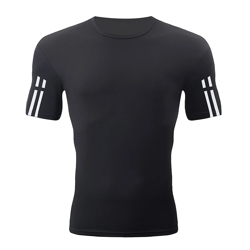 2/4 Pack Men's Quick-drying Sports Short Sleeve Solid Color Classic Joker Tee Running and Playing Sports T-shirt