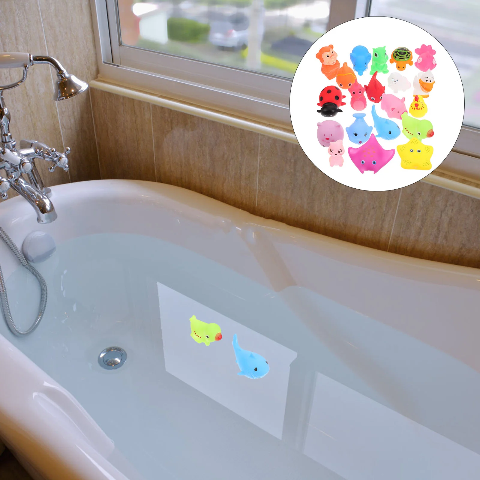 

20 шт., детская пластиковая Ванна