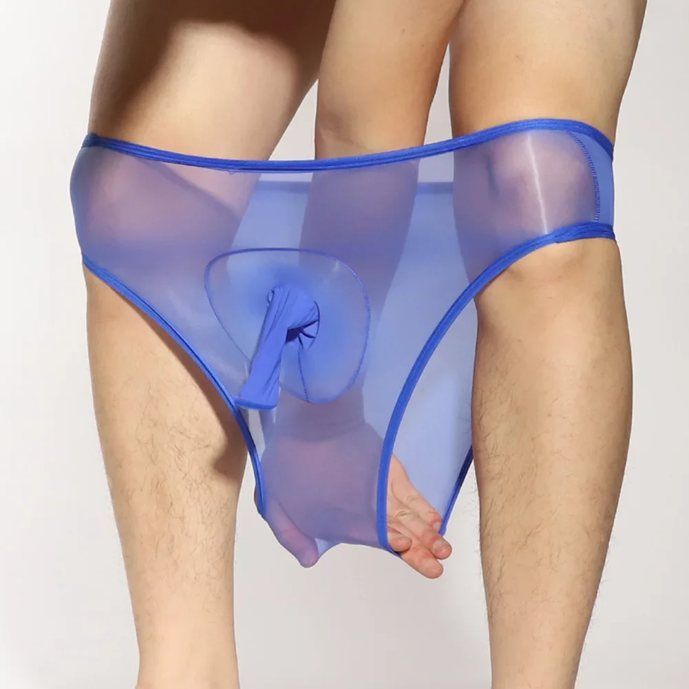 

Sexy Mens JJ Sleeve Briefs Sissy Erotic Lingerie See Through Pantyhose Panties Sheer Thong Bikini Underwear Seamless Underpants